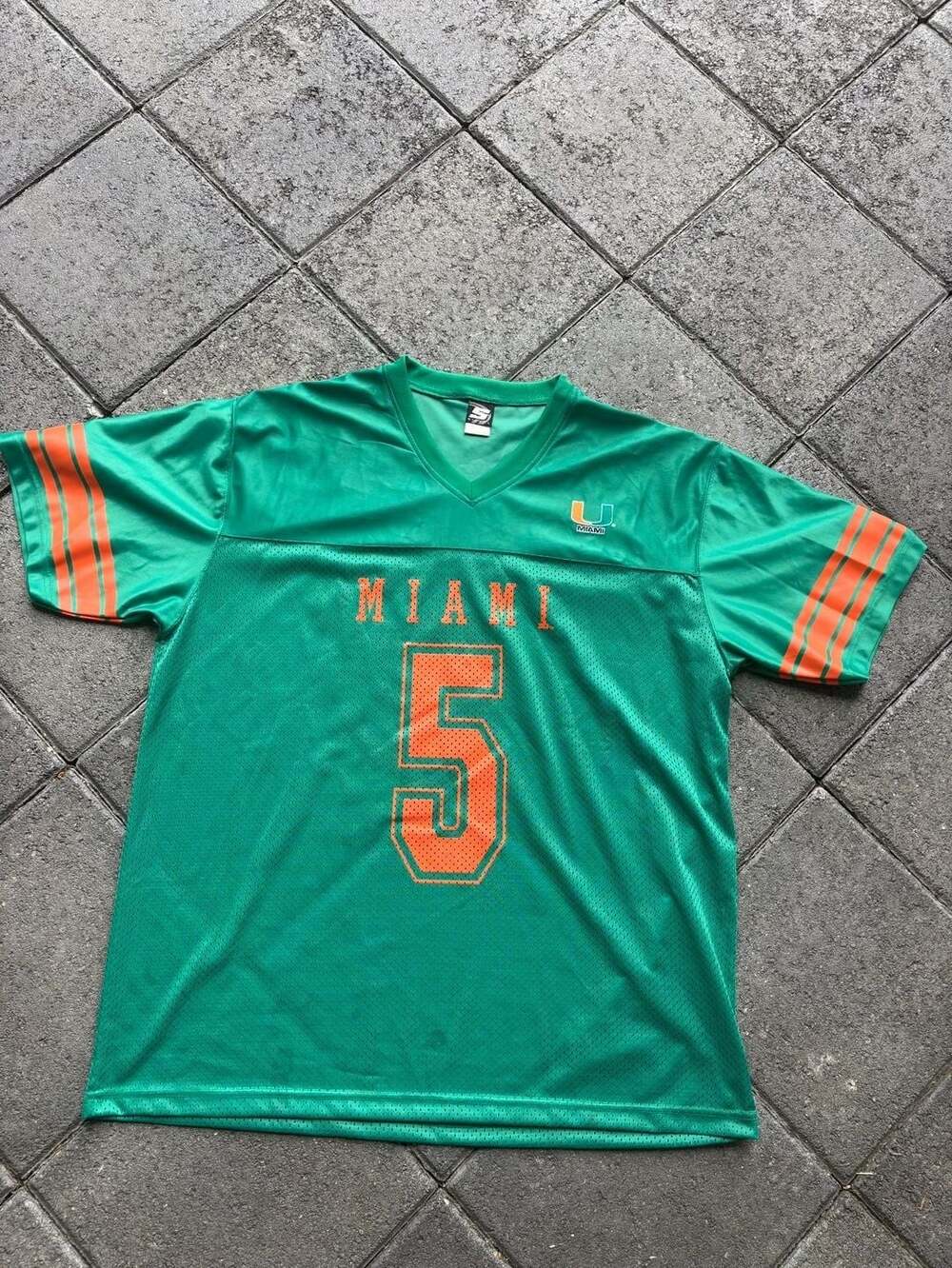 Vintage Signal Miami Hurricanes #5 Football Jersey